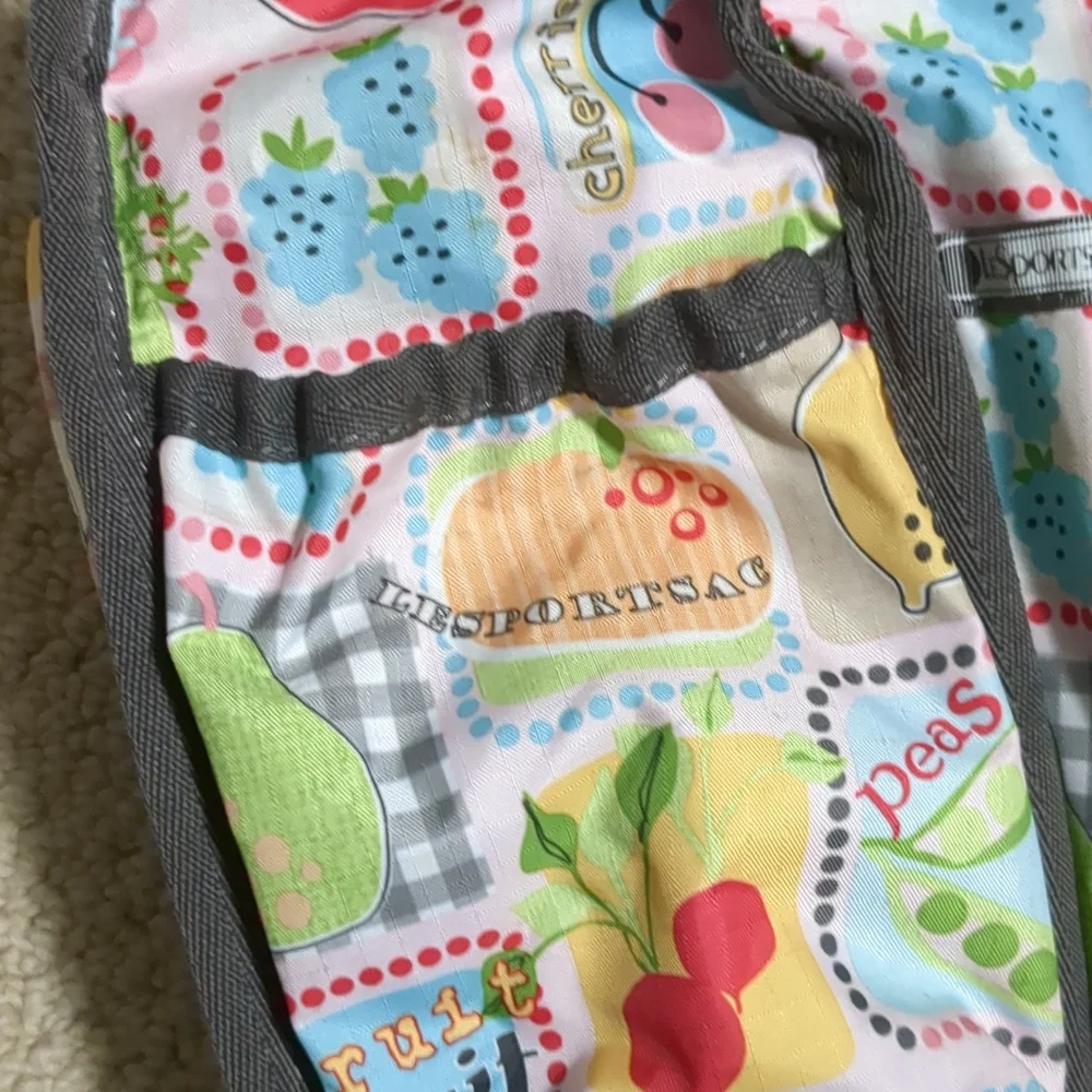 Worn Lesportsac diaper bag